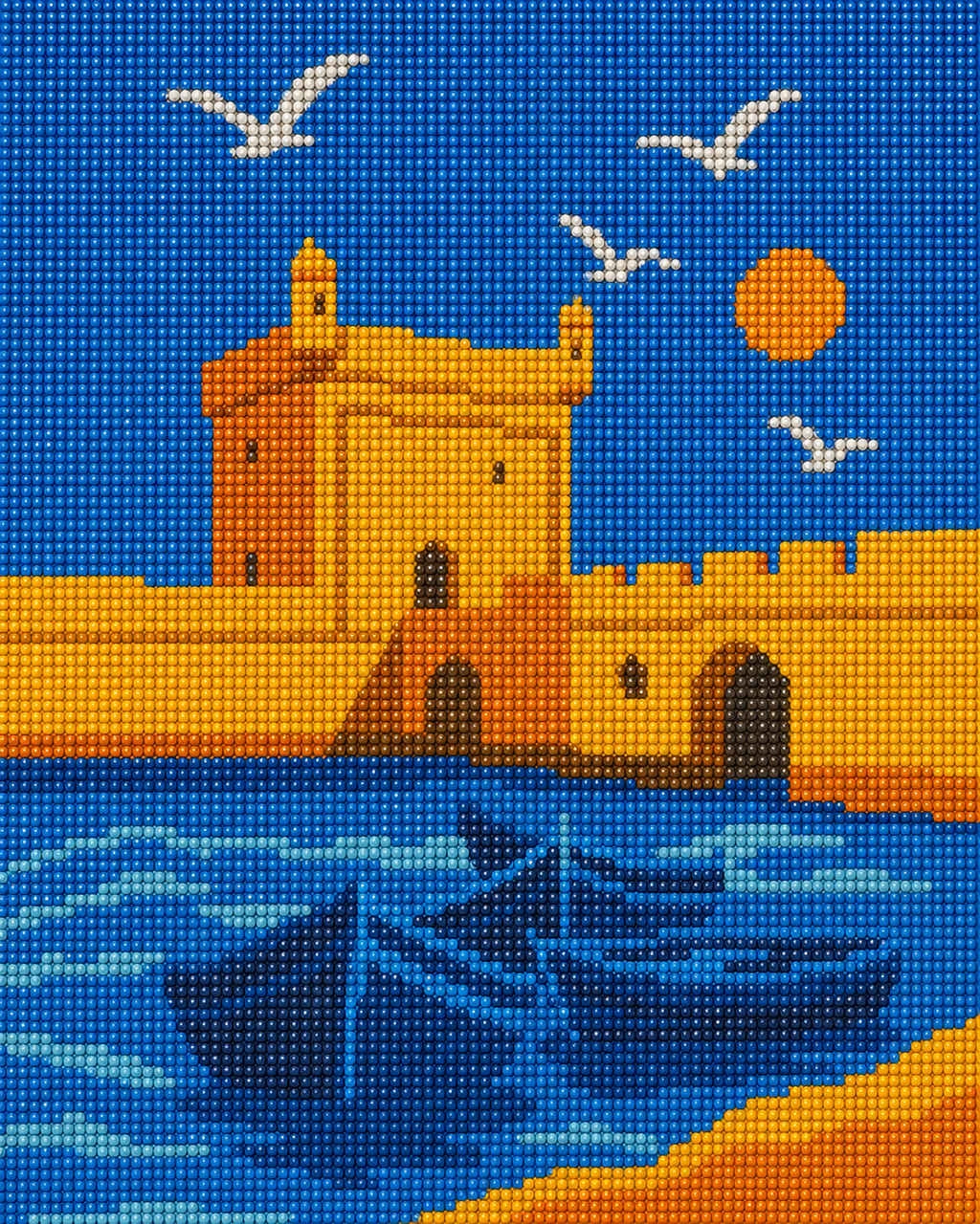 Essaouira Breeze – kit de diamond painting 40×50 cm | Crafties