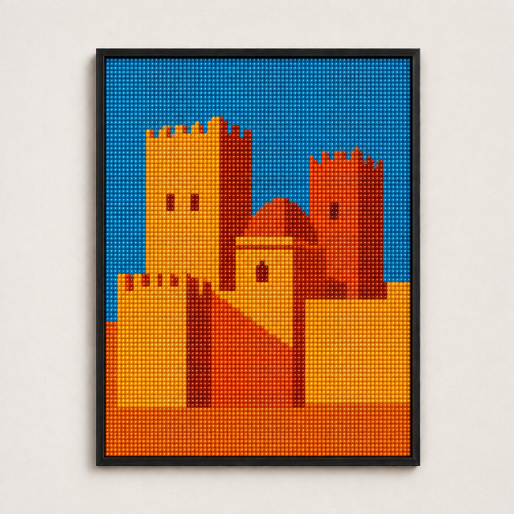 Kasbah du Sud – diamond painting 30×40 cm | Crafties