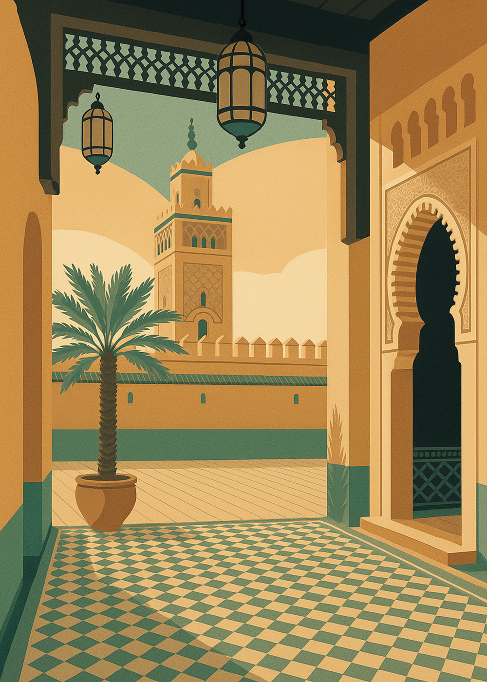 Marrakech Vibes – design Crafties en diamond painting 50×70 cm