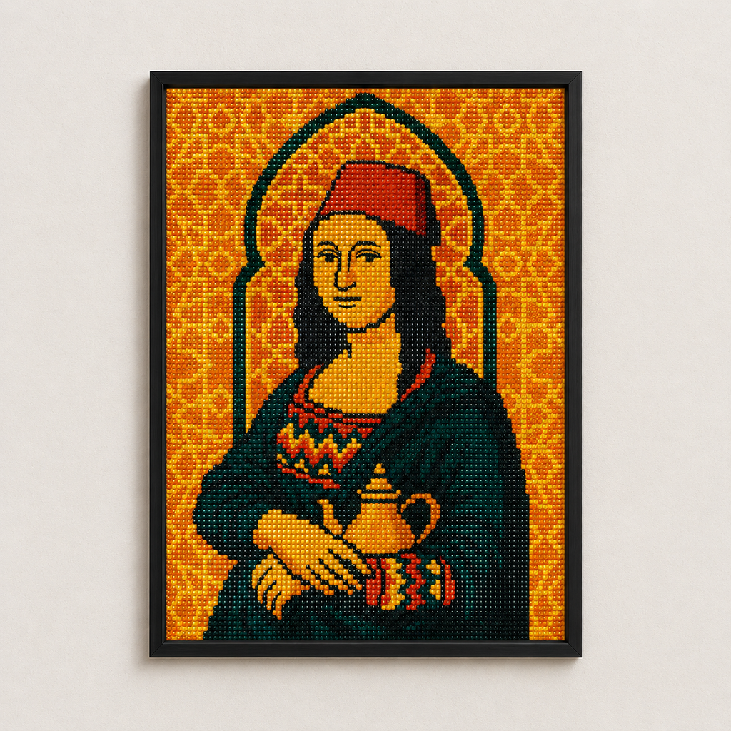 Mona Louiza – diamond painting 50×70 cm | Crafties