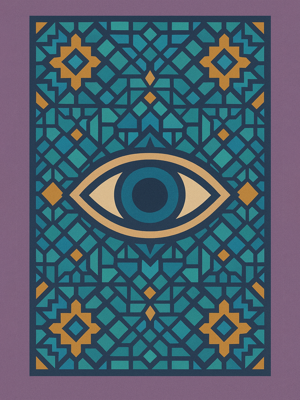 Nazar Boncuk – design Crafties en diamond painting 30×40 cm