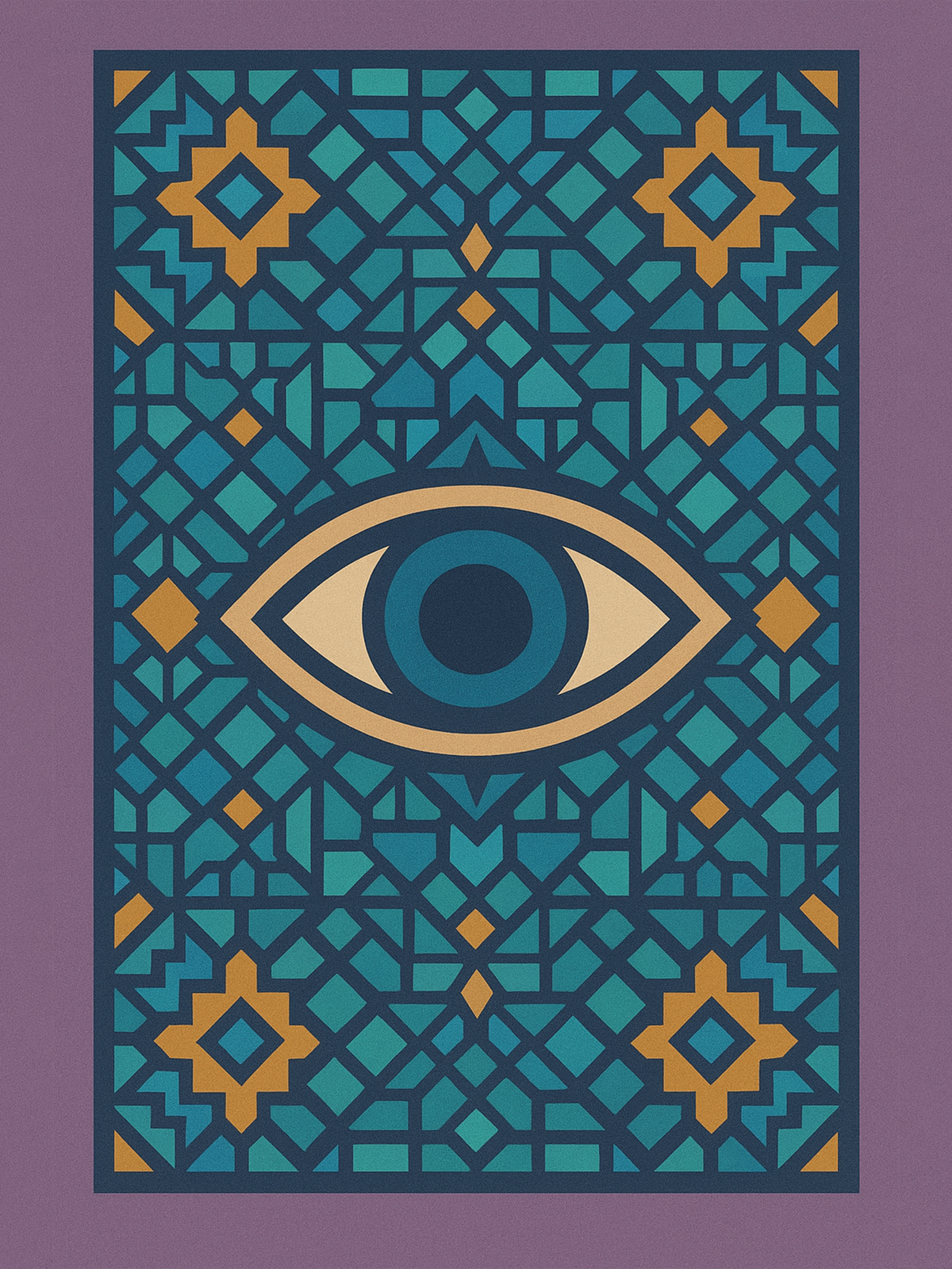 Nazar Boncuk – design Crafties en diamond painting 30×40 cm
