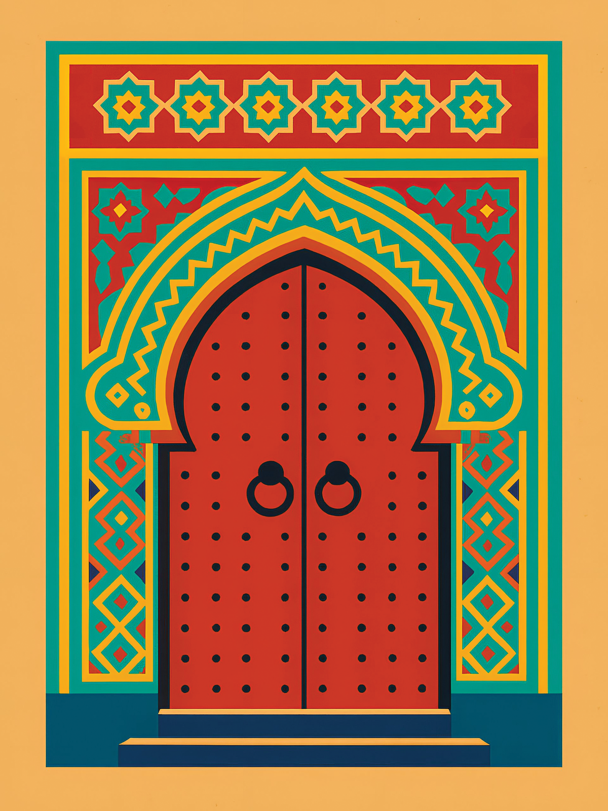 Bab, ouvre-toi ! – design Crafties en diamond painting 30×40 cm