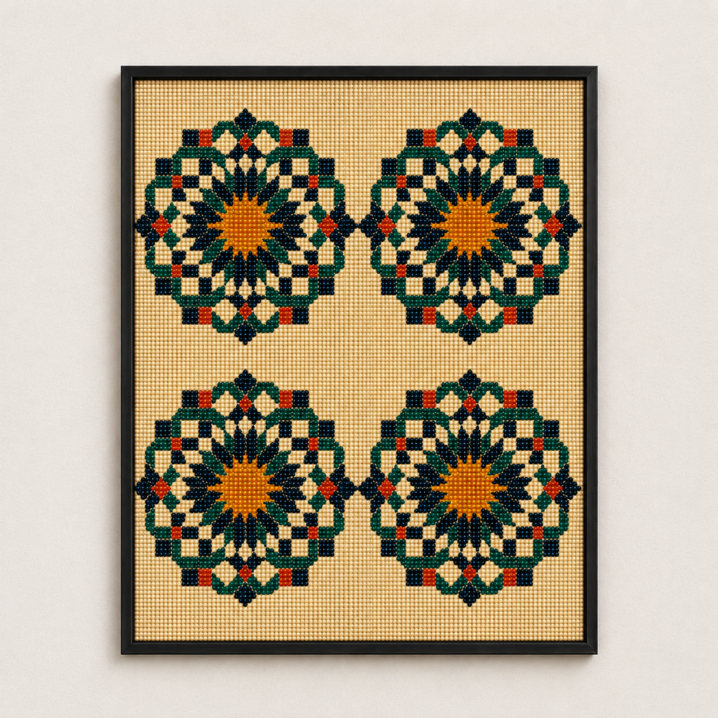 Zellige Oblige – diamond painting 40×50 cm | Crafties