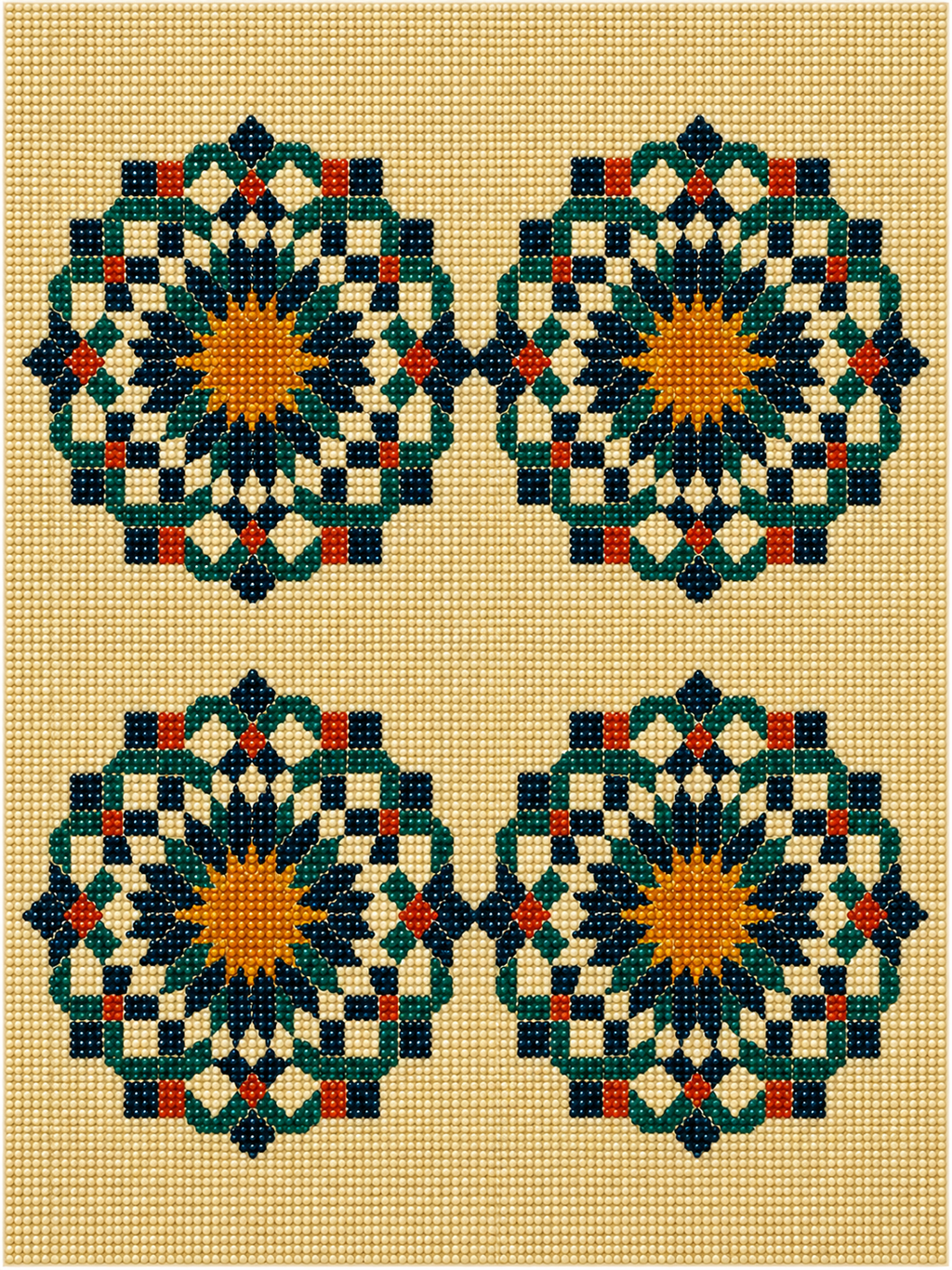 Zellige Oblige – kit de diamond painting 40×50 cm | Crafties