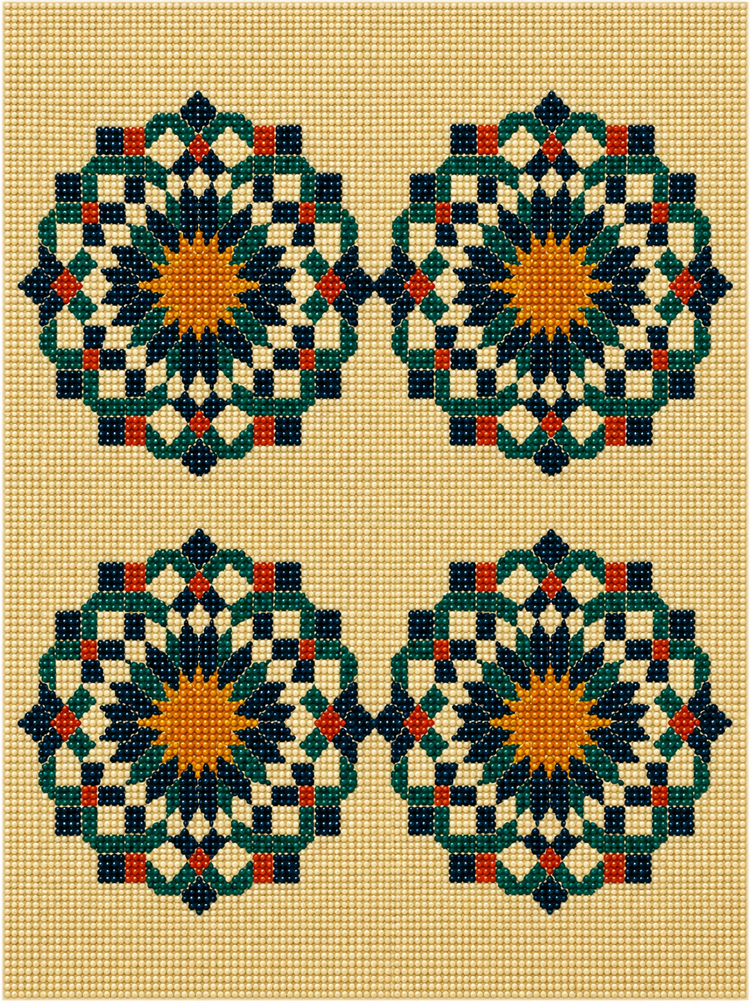 Zellige Oblige – kit de diamond painting 40×50 cm | Crafties